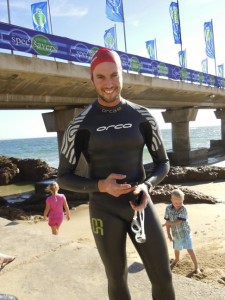 The 3.8km swim