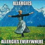Allergies everywhere