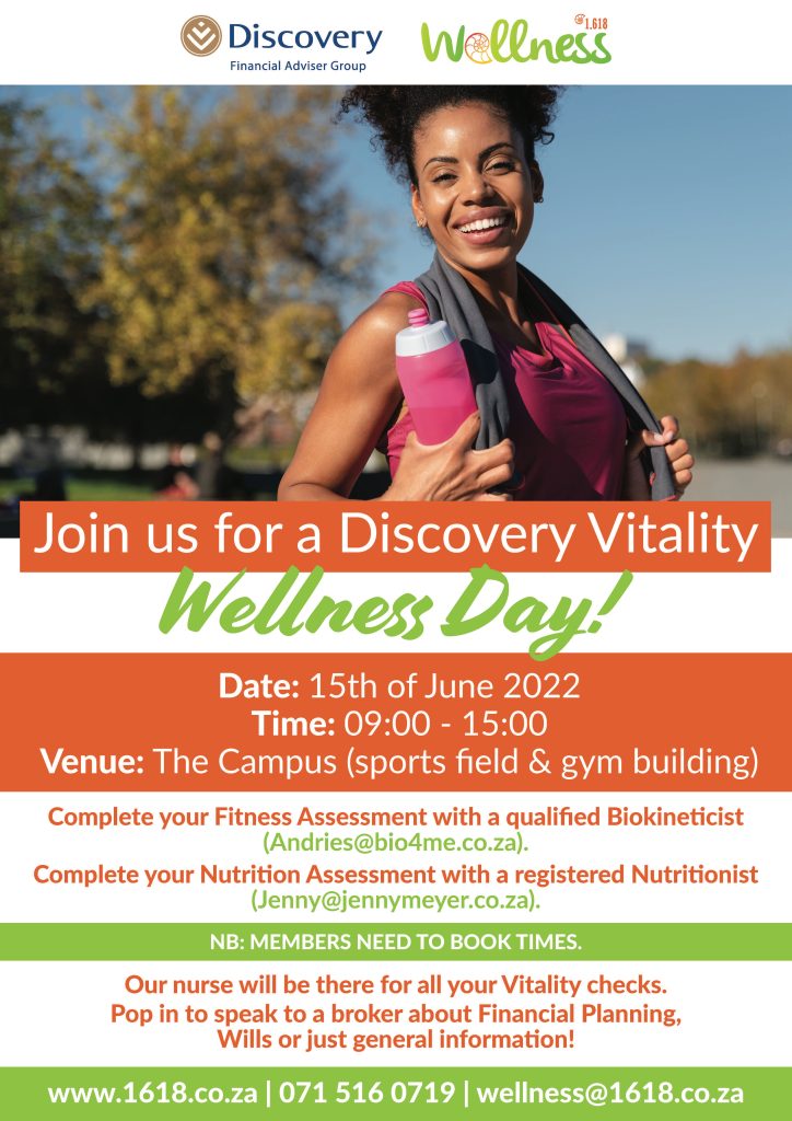 Discovery Vitality Wellness Day Andries Lodder Bio4Me