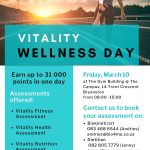 Vitality Wellness Day Bryanston 10 March 2023